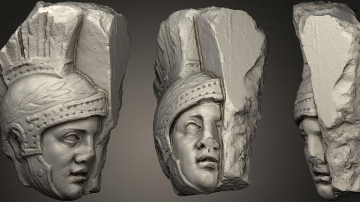Бюсты и головы античные и исторические Глава преторианцев